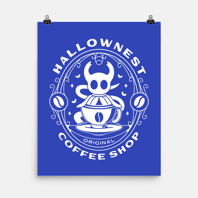Hallownest Coffee Emblem-None-Matte-Poster-LAGELANTEE
