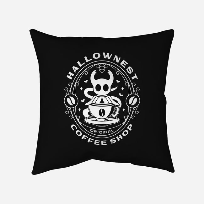 Hallownest Coffee Emblem-None-Removable Cover w Insert-Throw Pillow-LAGELANTEE