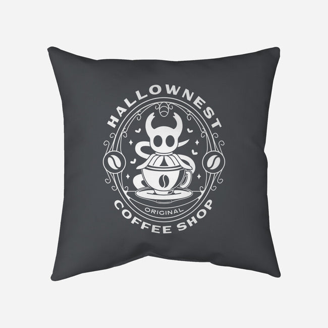 Hallownest Coffee Emblem-None-Removable Cover w Insert-Throw Pillow-LAGELANTEE