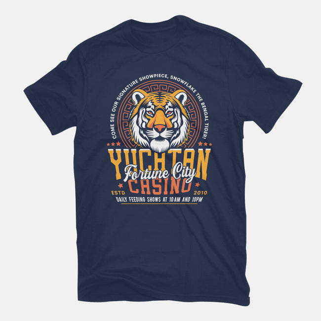 Yucatan Casino Snowflake Grunge-Womens-Basic-Tee-LAGELANTEE