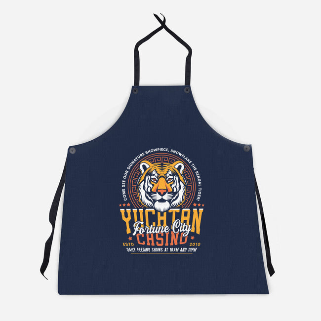 Yucatan Casino Snowflake Grunge-Unisex-Kitchen-Apron-LAGELANTEE