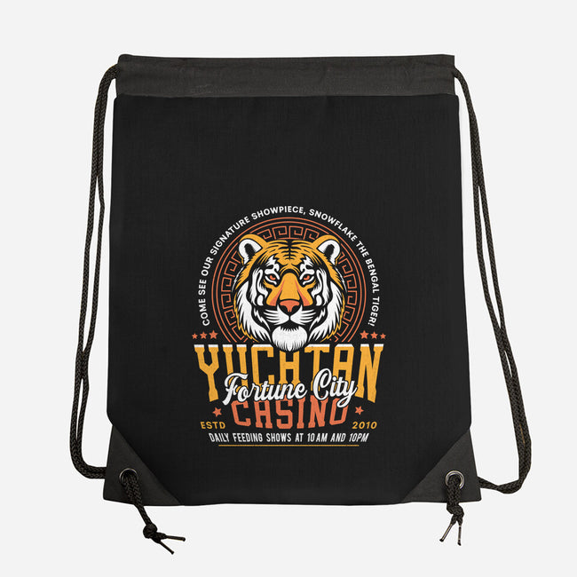 Yucatan Casino Snowflake Grunge-None-Drawstring-Bag-LAGELANTEE