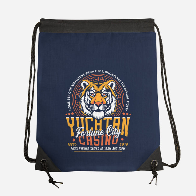 Yucatan Casino Snowflake Grunge-None-Drawstring-Bag-LAGELANTEE