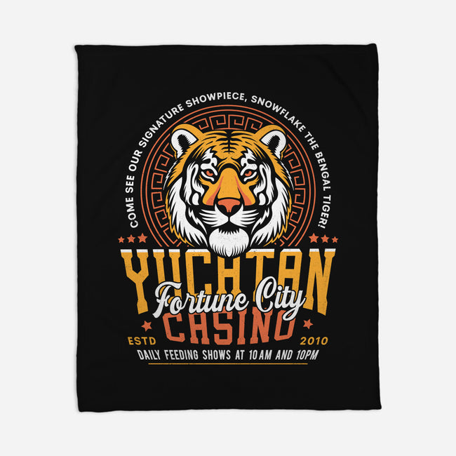 Yucatan Casino Snowflake Grunge-None-Fleece-Blanket-LAGELANTEE
