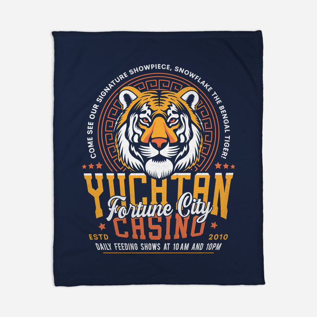 Yucatan Casino Snowflake Grunge-None-Fleece-Blanket-LAGELANTEE