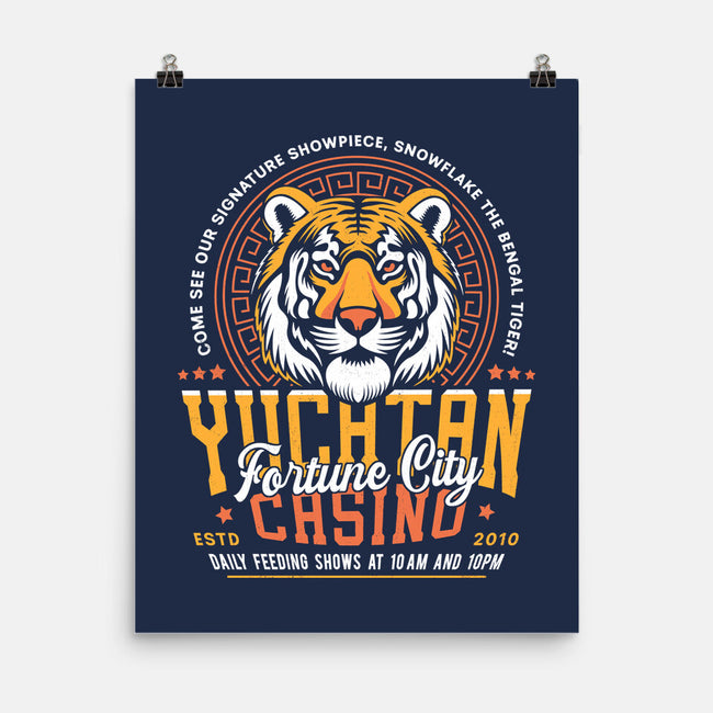Yucatan Casino Snowflake Grunge-None-Matte-Poster-LAGELANTEE