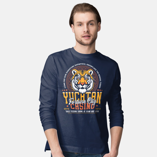 Yucatan Casino Snowflake Grunge-Mens-Long Sleeved-Tee-LAGELANTEE