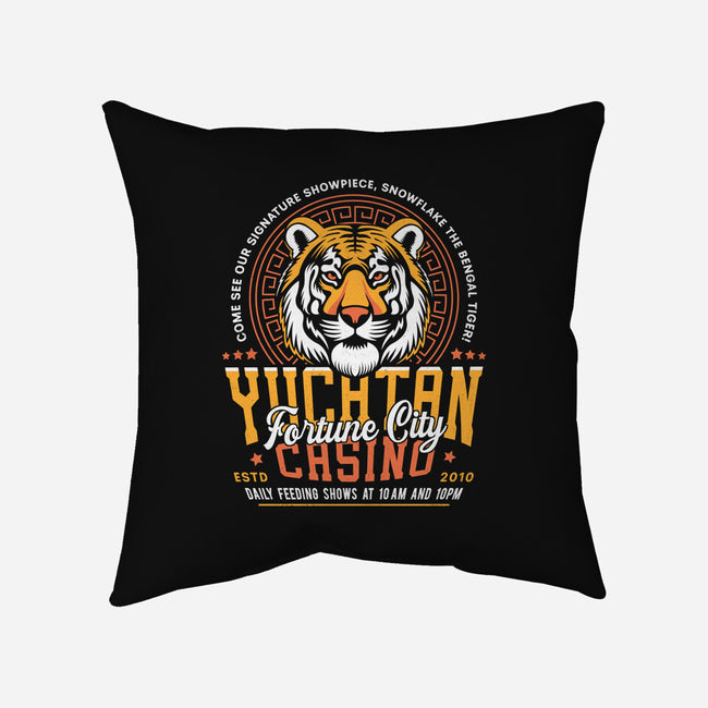 Yucatan Casino Snowflake Grunge-None-Removable Cover w Insert-Throw Pillow-LAGELANTEE
