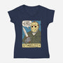 The Ability To Stab-Womens-V-Neck-Tee-Xentee