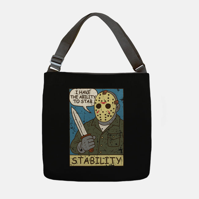 The Ability To Stab-None-Adjustable Tote-Bag-Xentee