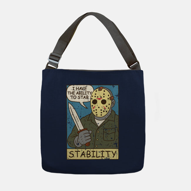 The Ability To Stab-None-Adjustable Tote-Bag-Xentee