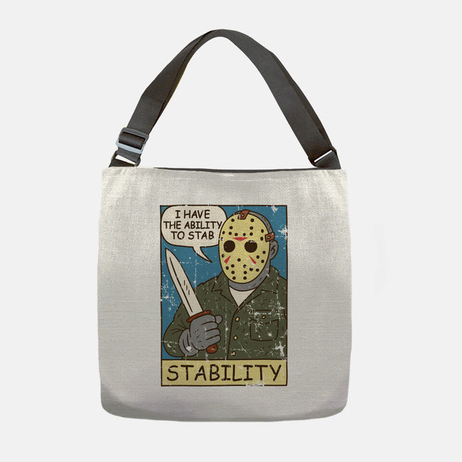 The Ability To Stab-None-Adjustable Tote-Bag-Xentee