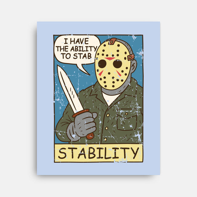 The Ability To Stab-None-Stretched-Canvas-Xentee
