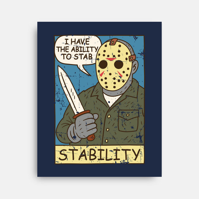 The Ability To Stab-None-Stretched-Canvas-Xentee