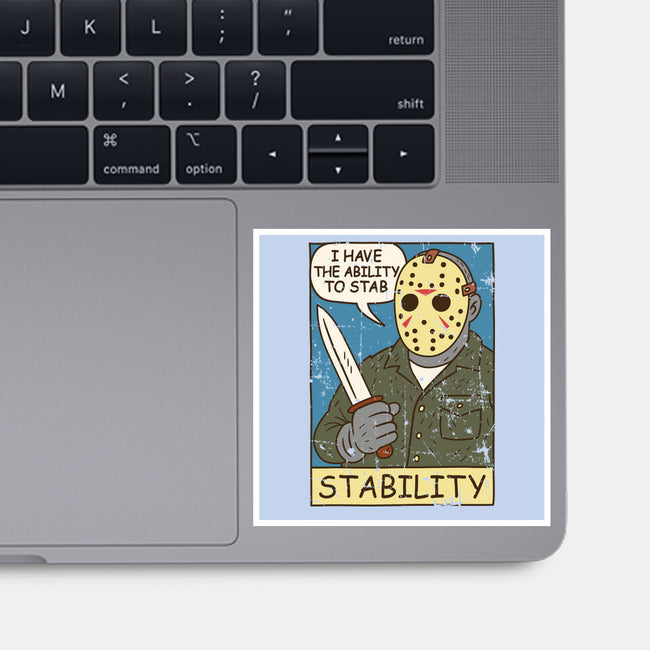 The Ability To Stab-None-Glossy-Sticker-Xentee
