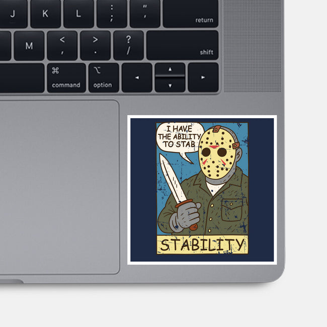 The Ability To Stab-None-Glossy-Sticker-Xentee