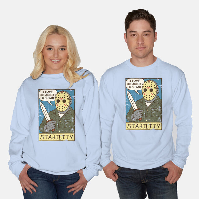 The Ability To Stab-Unisex-Crew Neck-Sweatshirt-Xentee