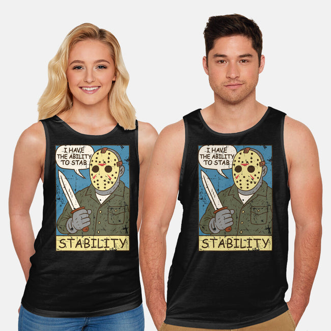 The Ability To Stab-Unisex-Basic-Tank-Xentee