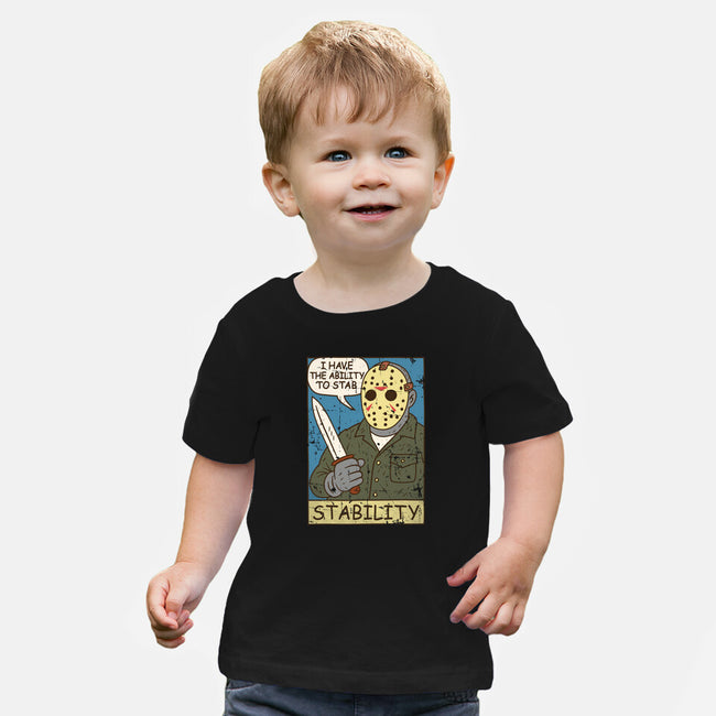 The Ability To Stab-Baby-Basic-Tee-Xentee