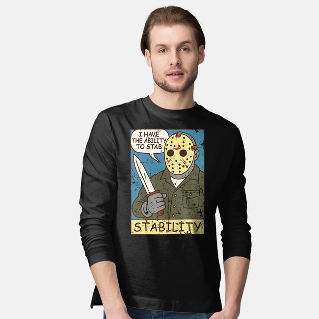 The Ability To Stab-Mens-Long Sleeved-Tee-Xentee