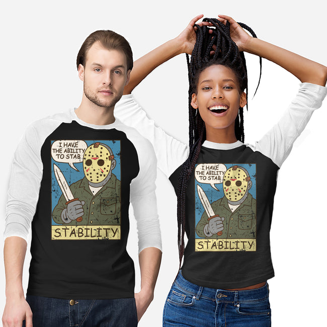 The Ability To Stab-Unisex-Baseball-Tee-Xentee