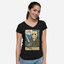 The Ability To Stab-Womens-V-Neck-Tee-Xentee