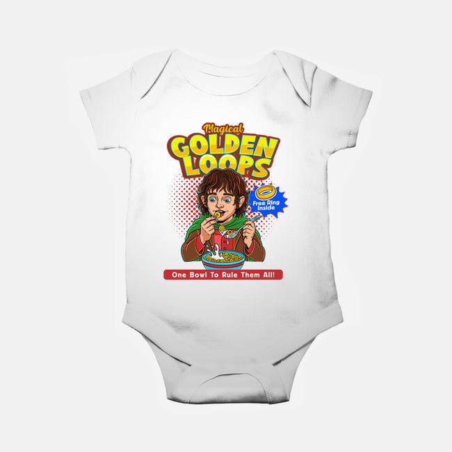 Magical Golden Loops-Baby-Basic-Onesie-P1yu5h