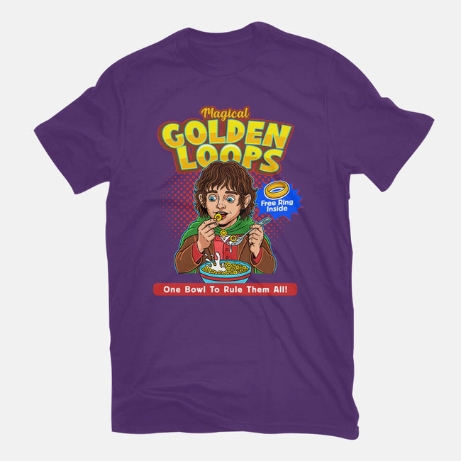 Magical Golden Loops-Womens-Fitted-Tee-P1yu5h