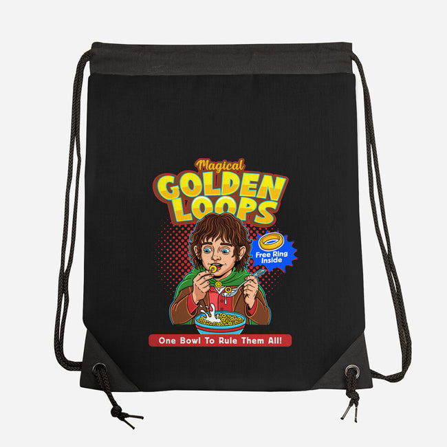 Magical Golden Loops-None-Drawstring-Bag-P1yu5h