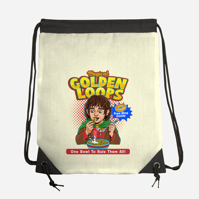 Magical Golden Loops-None-Drawstring-Bag-P1yu5h