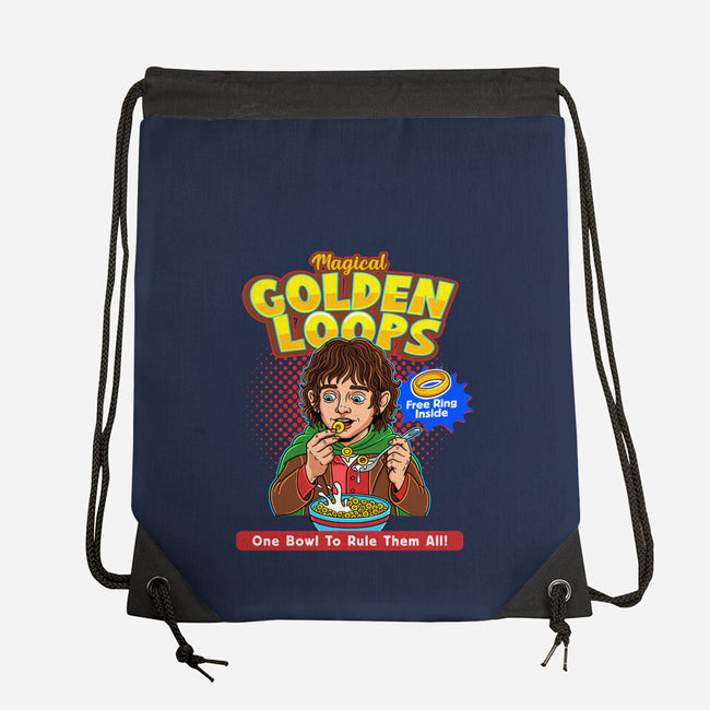 Magical Golden Loops-None-Drawstring-Bag-P1yu5h