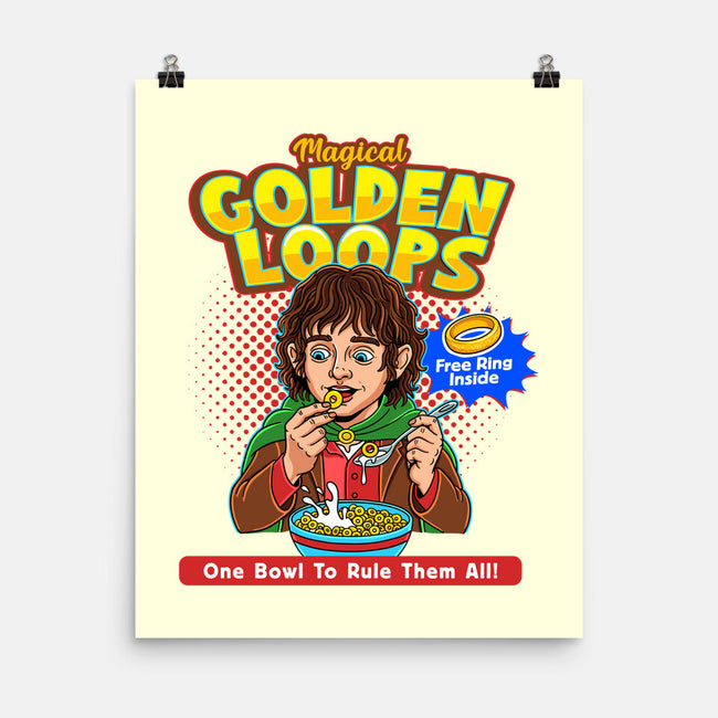 Magical Golden Loops-None-Matte-Poster-P1yu5h
