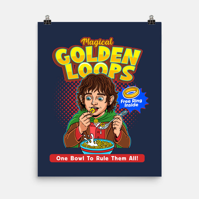 Magical Golden Loops-None-Matte-Poster-P1yu5h