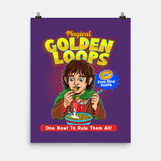 Magical Golden Loops-None-Matte-Poster-P1yu5h