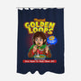 Magical Golden Loops-None-Polyester-Shower Curtain-P1yu5h