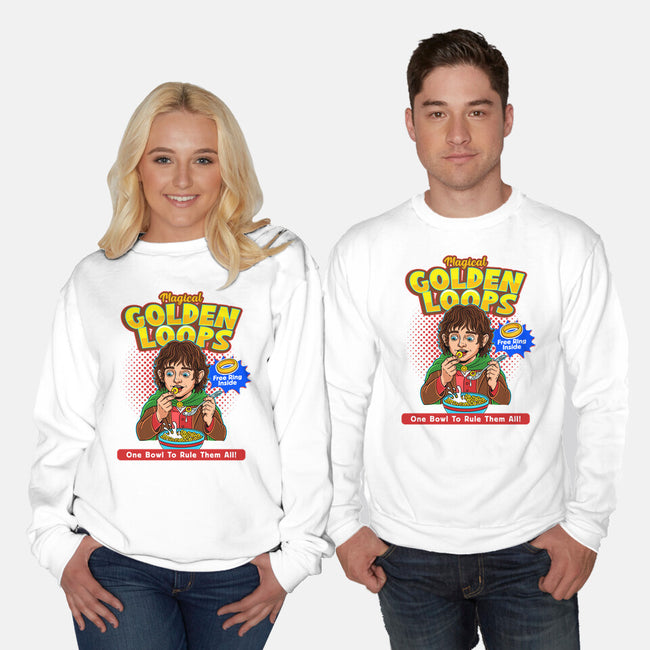 Magical Golden Loops-Unisex-Crew Neck-Sweatshirt-P1yu5h