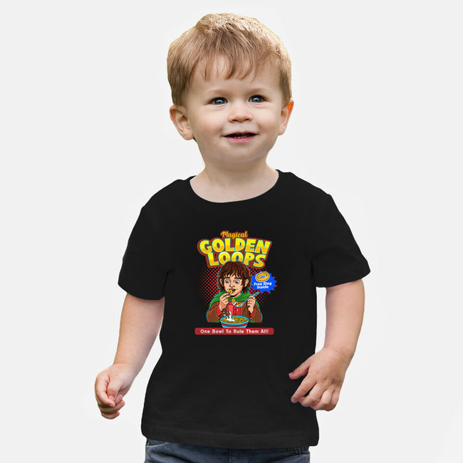 Magical Golden Loops-Baby-Basic-Tee-P1yu5h