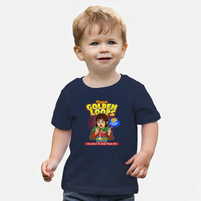 Magical Golden Loops-Baby-Basic-Tee-P1yu5h