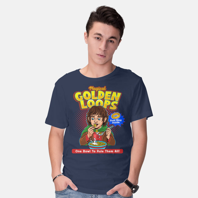 Magical Golden Loops-Mens-Basic-Tee-P1yu5h