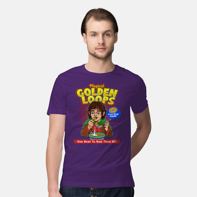 Magical Golden Loops-Mens-Premium-Tee-P1yu5h