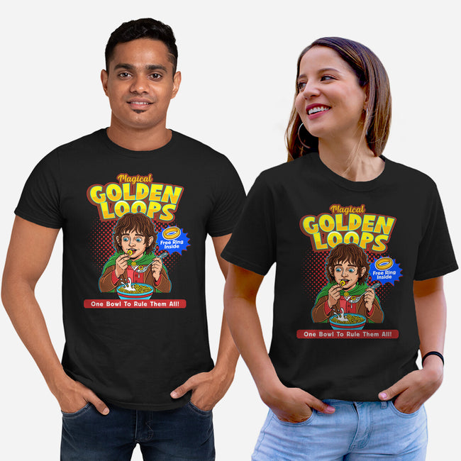 Magical Golden Loops-Unisex-Basic-Tee-P1yu5h