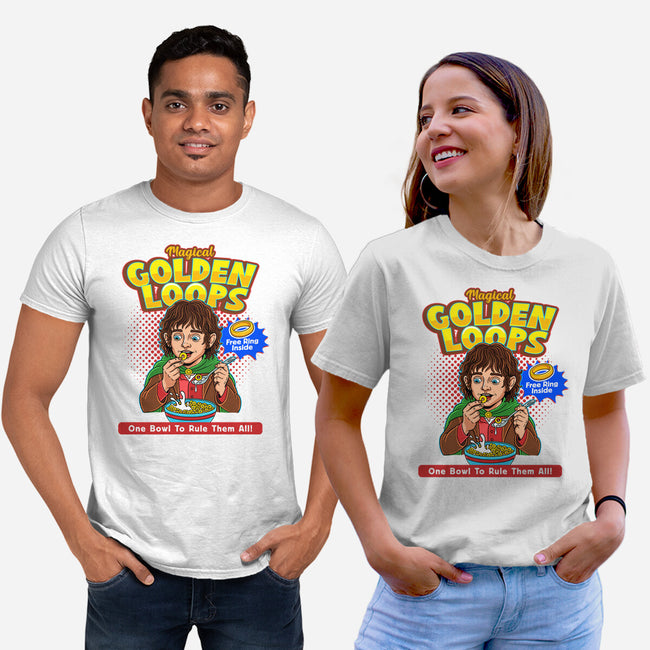 Magical Golden Loops-Unisex-Basic-Tee-P1yu5h