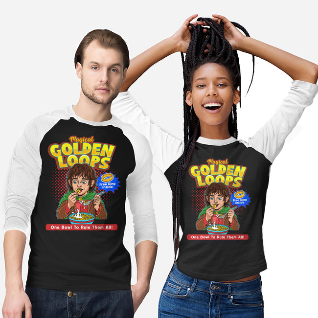 Magical Golden Loops-Unisex-Baseball-Tee-P1yu5h