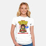 Magical Golden Loops-Womens-Fitted-Tee-P1yu5h
