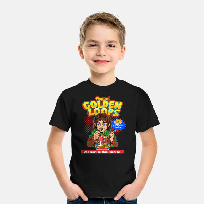 Magical Golden Loops-Youth-Basic-Tee-P1yu5h