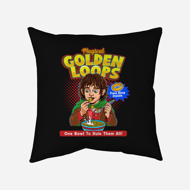 Magical Golden Loops-None-Removable Cover w Insert-Throw Pillow-P1yu5h