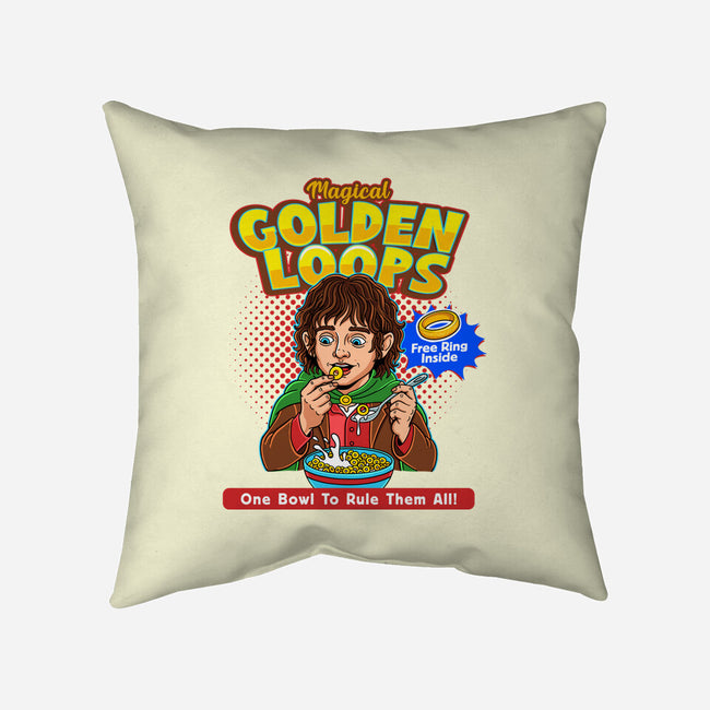 Magical Golden Loops-None-Removable Cover w Insert-Throw Pillow-P1yu5h