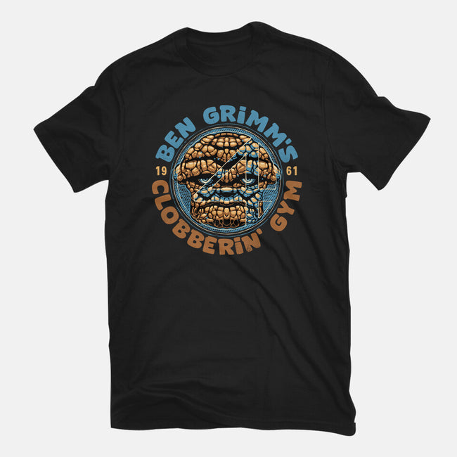 Clobberin Gym-Womens-Basic-Tee-glitchygorilla