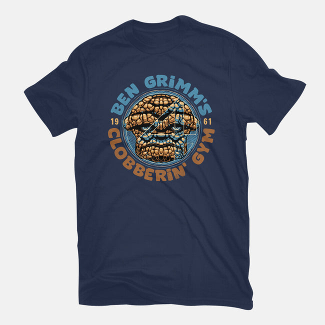 Clobberin Gym-Unisex-Basic-Tee-glitchygorilla