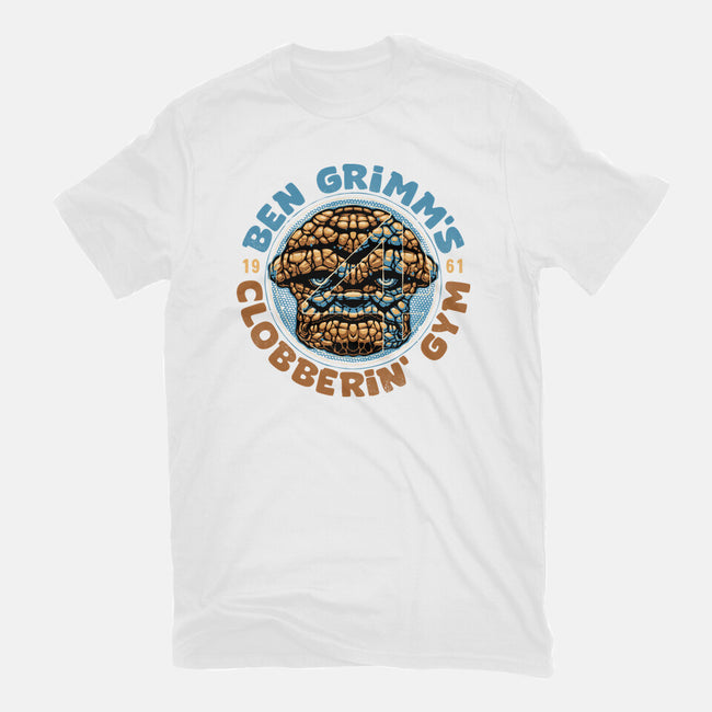 Clobberin Gym-Mens-Basic-Tee-glitchygorilla